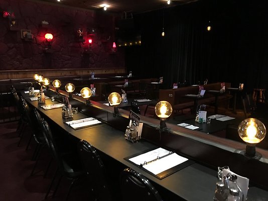 Rail With Yellow Bulbs
